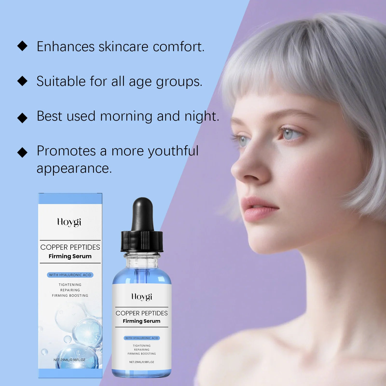 Anti Aging Facial Serum Elastic Skin Wrinkle Reducing Brightening Oil Control Pore Refining Moisturizing Essence Treatment